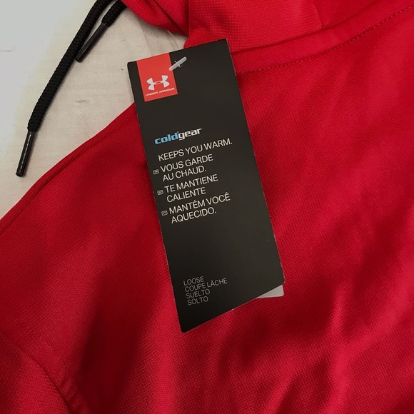 BRAND NEW Red Under Armour Men’s Hoodie - Picture 7 of 7